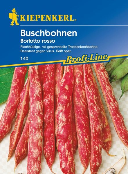 Kiepenkerl - Buschbohne Borlotto Rosso