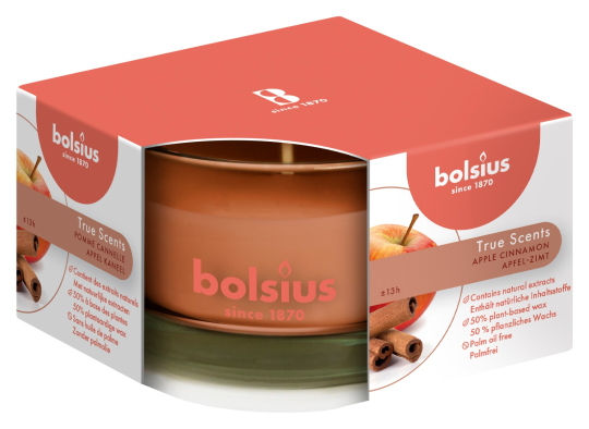 Bolsius - Duftglas flach 50/80 True Scents