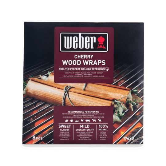 Weber® - Wood Wraps aus Kirschholz - 8 Stück