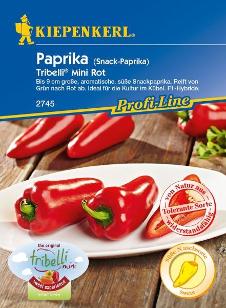 Kiepenkerl - Snackpaprika Tribelli® Mini Rot, F1
