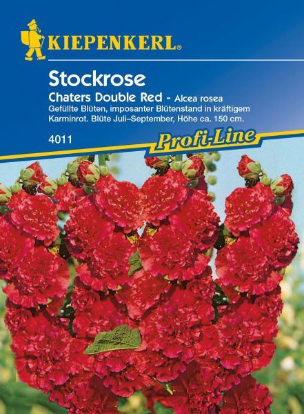 Kiepenkerl - Stockrose Chaters Double Red