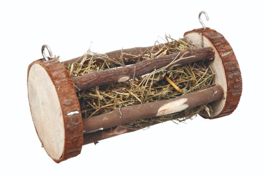 Beeztees / Karlie - Futterspender Holz mit Luzerne 